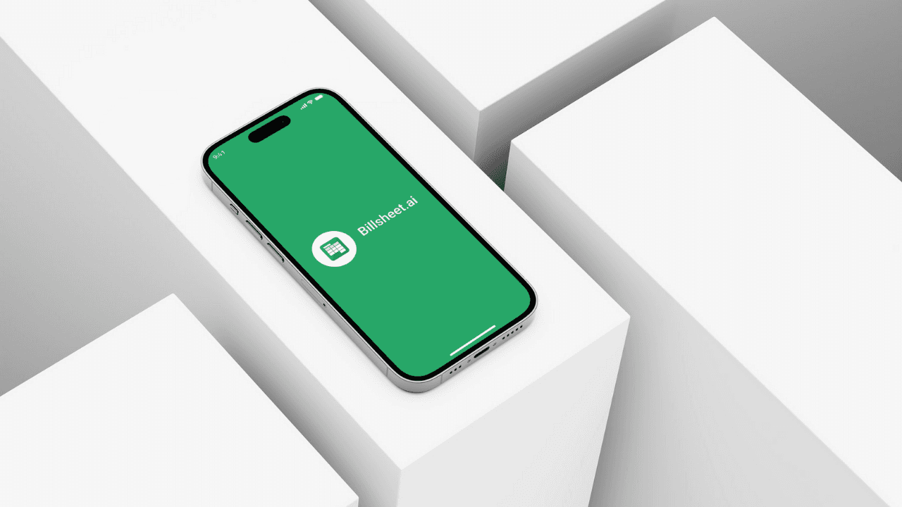 BILLSHEET AI - Application